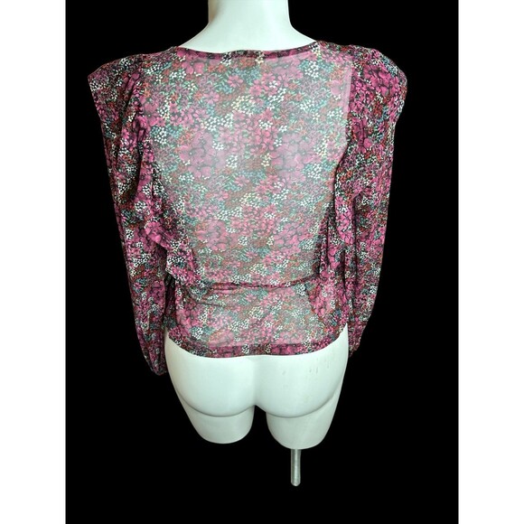 SO Sheer Floral Top Small - Picture 3 of 4